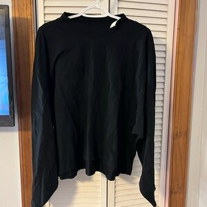 American Eagle Outfitters Black Long Sleeve Tee